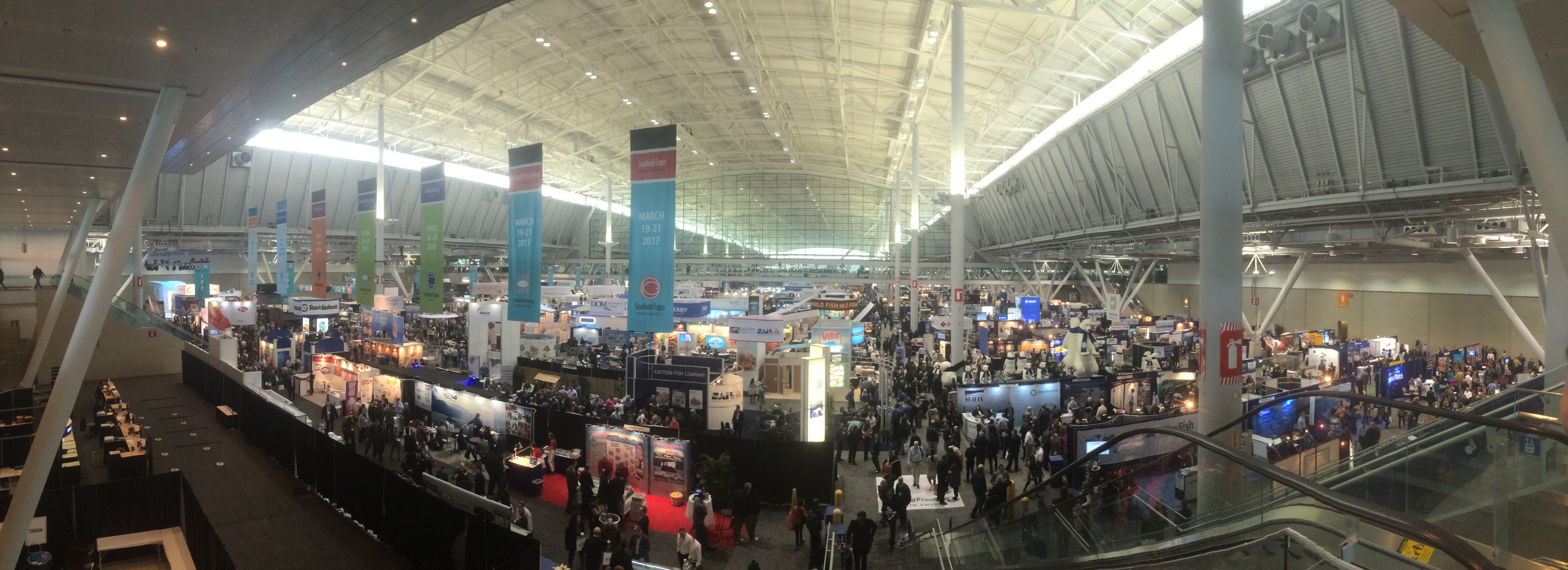 Samuels at the Seafood Expo North America