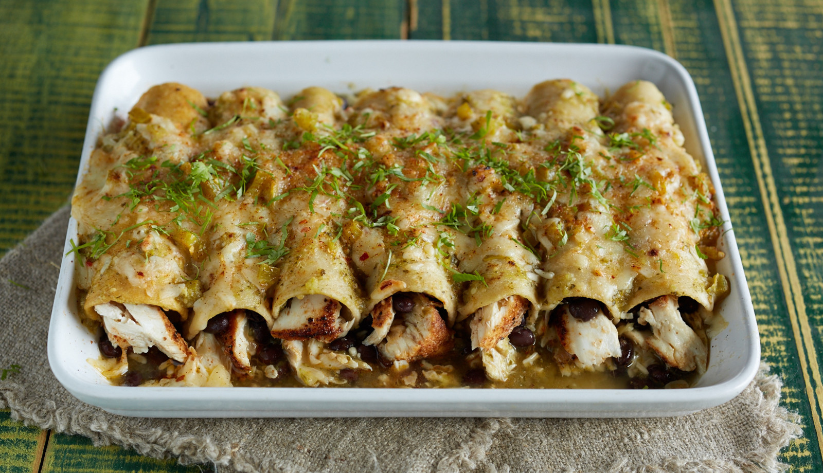 Alaska Halibut Enchiladas for Cinco de Mayo