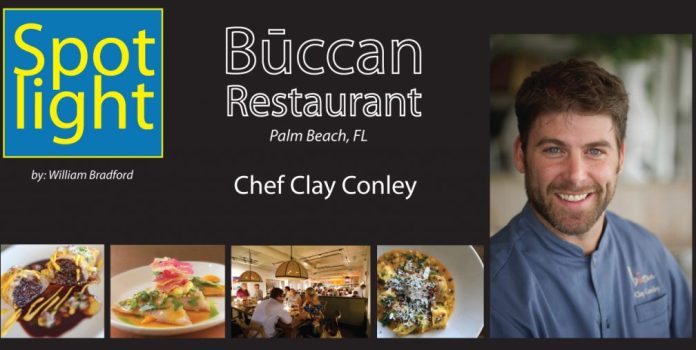 Chef Clay Conley, Būccan Restaurant, Palm Beach, FL